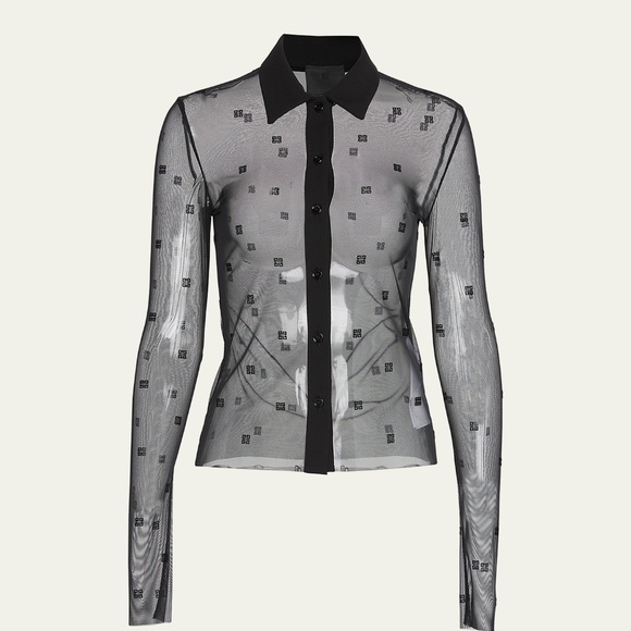 Givenchy Transparent 4G Shirt Blouse - Picture 16 of 16